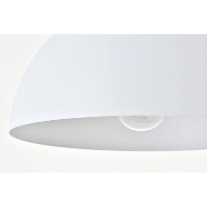 Elegant Lighting Forte Single Light 12" Wide Pendant
