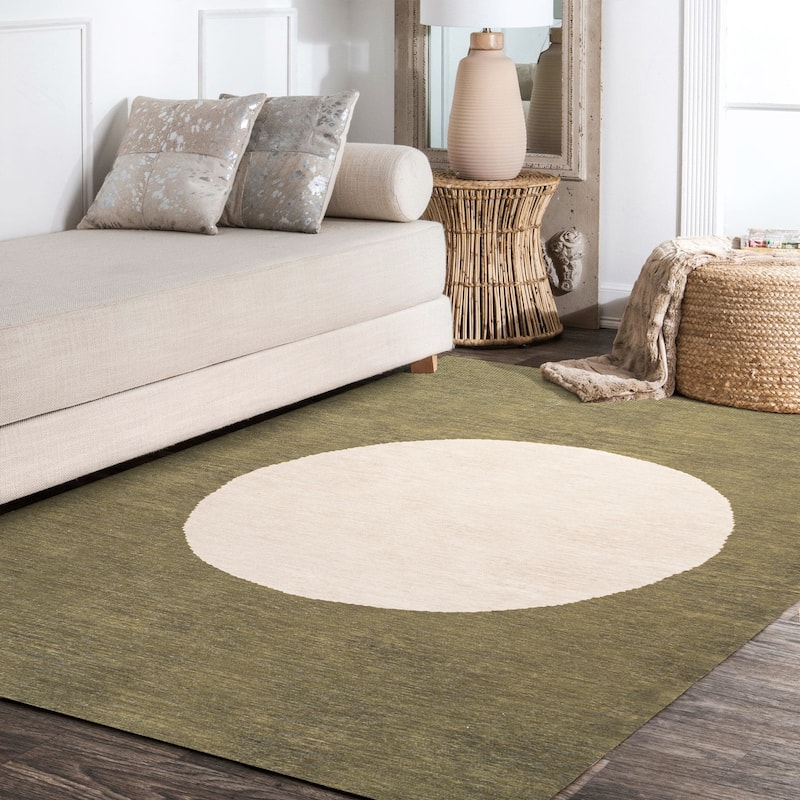 JONATHAN Y Demie Bohemian Textured Weave Floral Machine Washable Area Rug