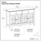 preview thumbnail 41 of 40, WYNDENHALL Stratford 60" Wide Solid Wood Transitional Large 4 Door Sideboard Buffet -  17"d x 60"w x 34"h