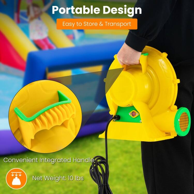 Air Blower Air Pump Fan with Convenient Handle and Ground Stakes