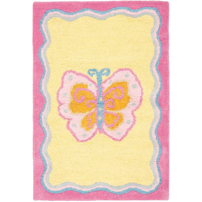 SAFAVIEH Handmade Kids Aaliyah Wool Rug - 2' x 3' - Multi/Pink