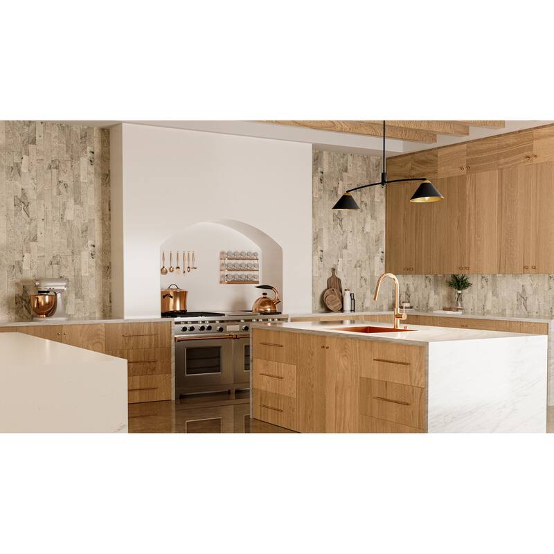 Alscott 2-Light Matte Black Linear Chandelier