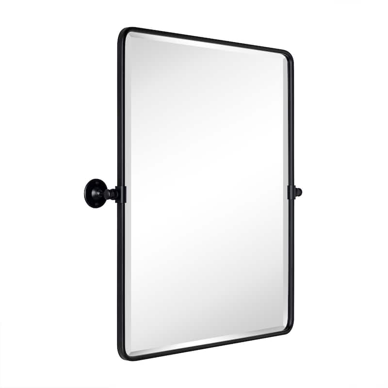 TEHOME Woodvale Rectangle Vertical Metal Wall Mirrors