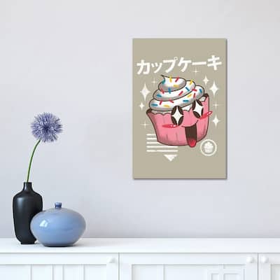 iCanvas "Kawaii Cupcake" by Vincent Trinidad Canvas Print