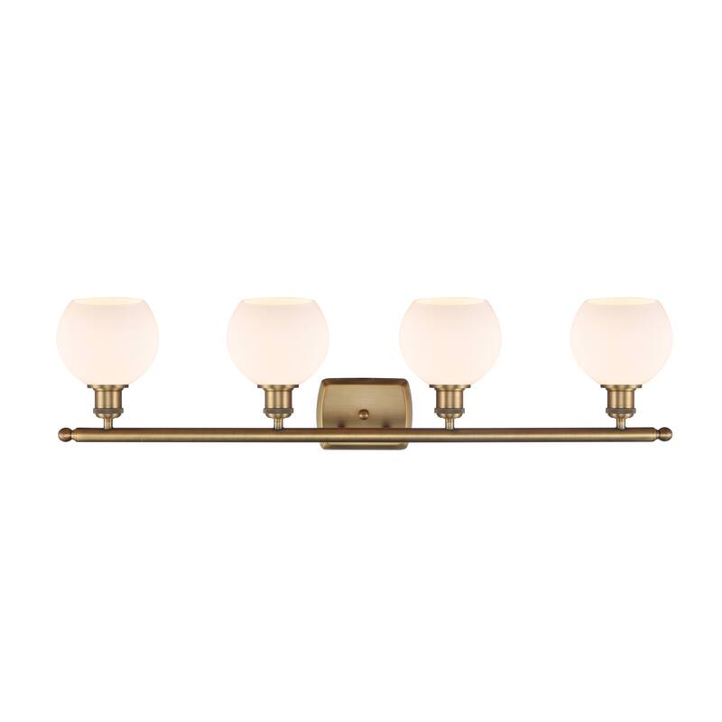 Innovations Lighting Athens - 4 Light 36" Bath Vanity Light - 6" Shade