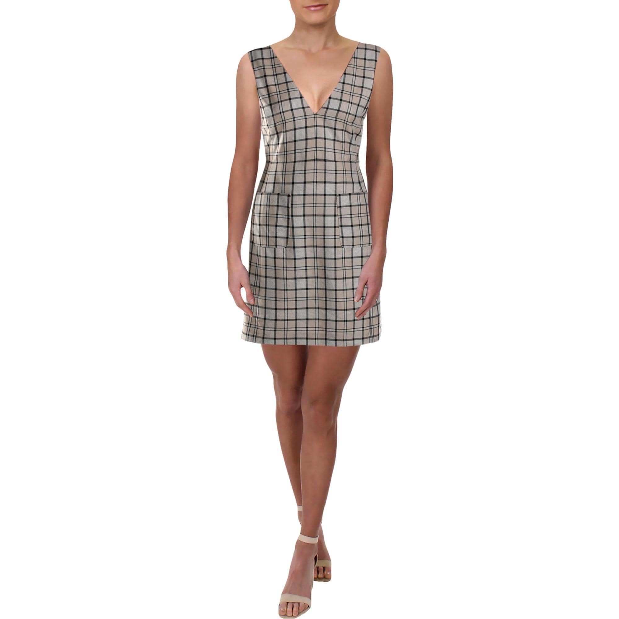 see by chloe plaid dress