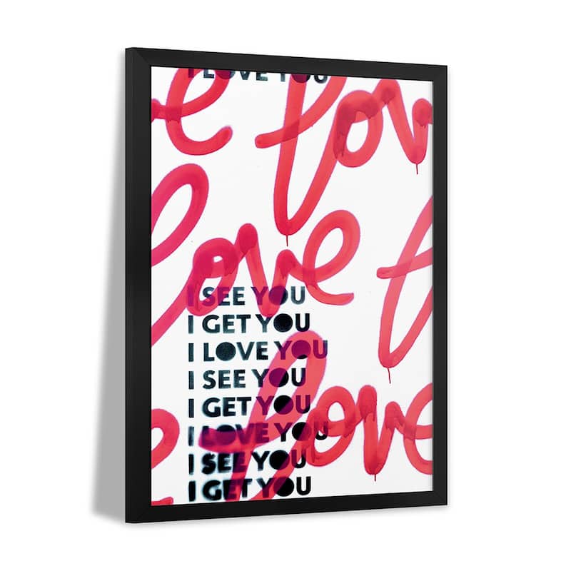 I See You Love I Premium Framed Poster by Kent Youngstrom