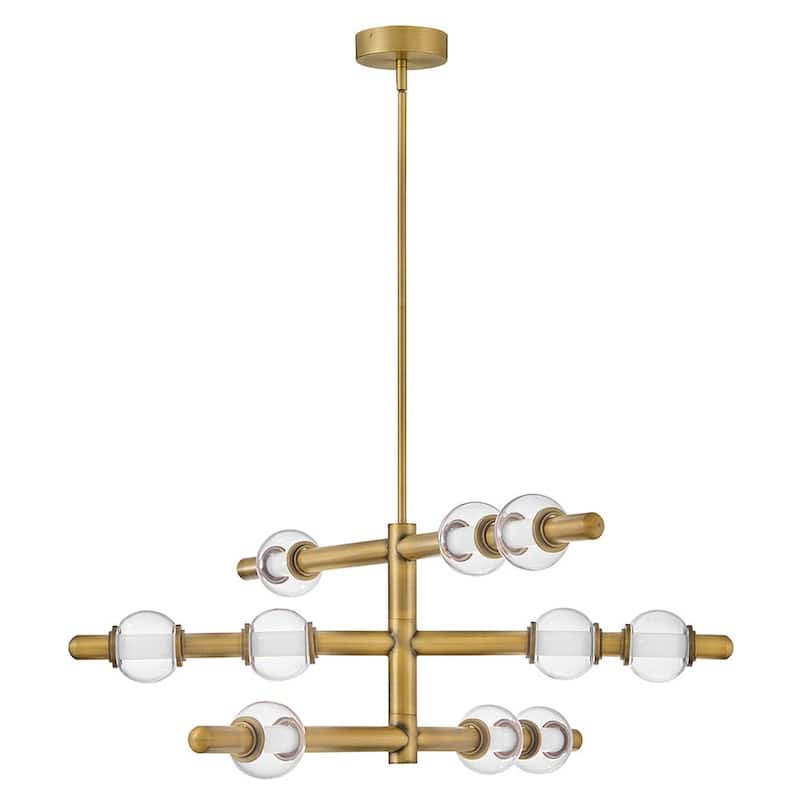 Hinkley Lighting 48335 Saxon 36" Wide LED Abstract Chandelier