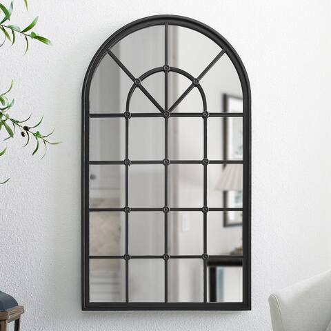 Middlebrook Designs 50-inch Arched Windowpane Mirror