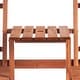 preview thumbnail 9 of 9, Bistro Set,Outsunny Patio Bench,Garden Bench with Middle Table and Umbrella Hole,Wooden Outdoor Bench for Patio