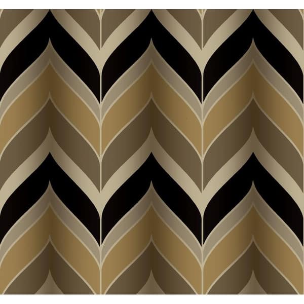 Shop Black Friday Deals On York Wallcoverings Dn3725 Modern Luxe Gatsby Wallpaper Metallic Gold Black Cream Overstock 17869078