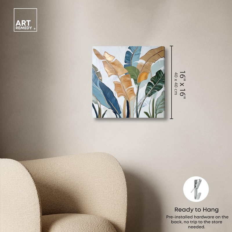 Paradise Fronds I Canvas by Art Remedy, Gallery Wrapped