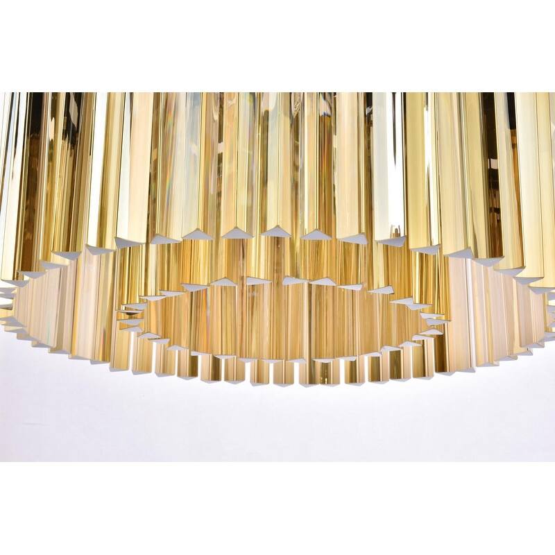 Royce Edge 8-Light Matte Black Chandelier