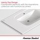 preview thumbnail 3 of 6, American Standard 1806.001 Aspirations 37.00" Vitreous China Vanity