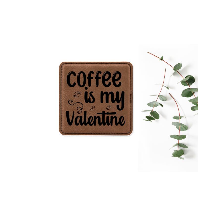Valentine’s Day Coffee Coasters for drinks Coaster set with holder-Custom Gift