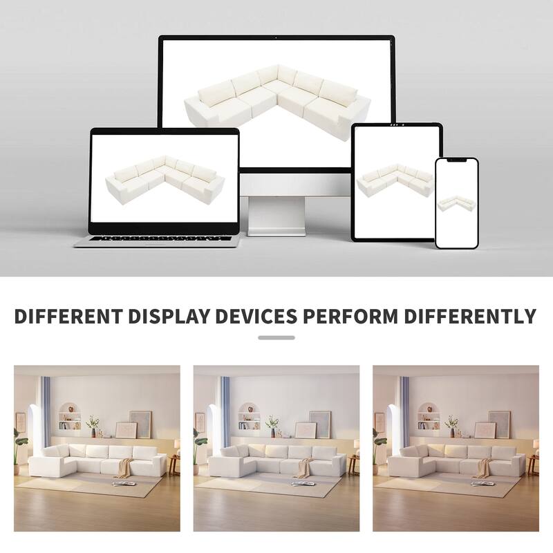 Modular Sectional Sofa, L Shaped Sectional Couch, Cloud Couch Set