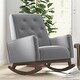 preview thumbnail 9 of 8, Westham Modern Indoor Nursery Rocking Armchair for Bedroom and Livingroom