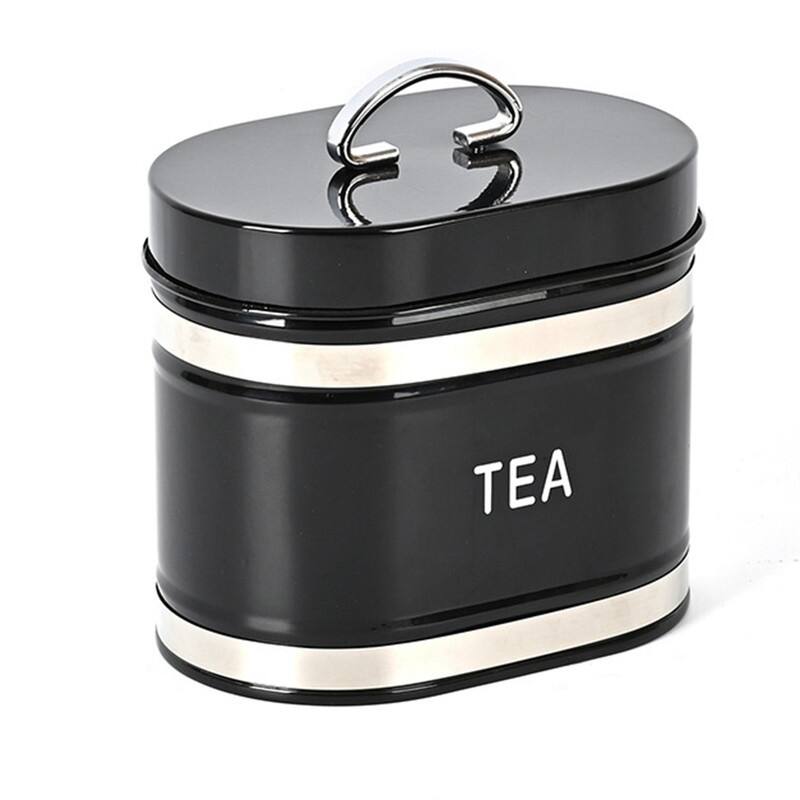 Kitchen Metal Bread/Coffee/Sugar/Tea Storage Bin - Tea Storage Bin