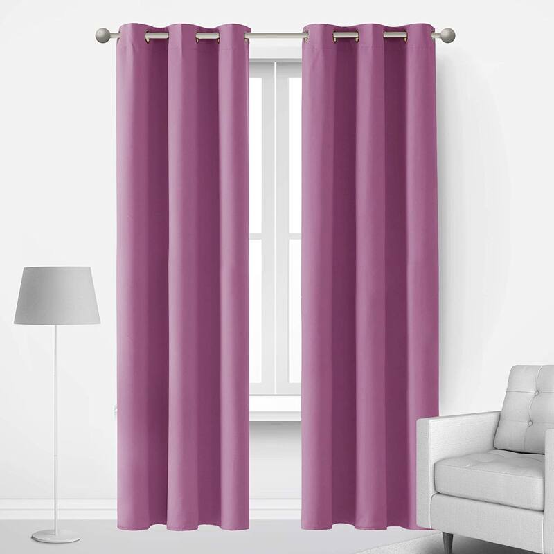 Deconovo Insulated 42 Width Curtain Panel Pair (2 Panel)