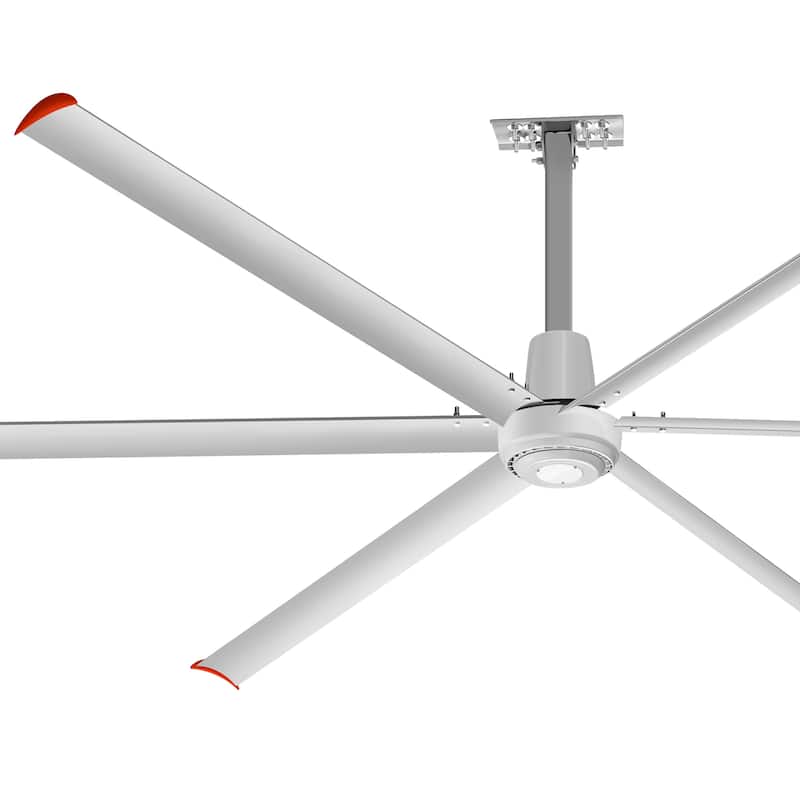 12ft HVLS Commercial 144" Ceiling Fan without Light with 6 Aluminum Blades