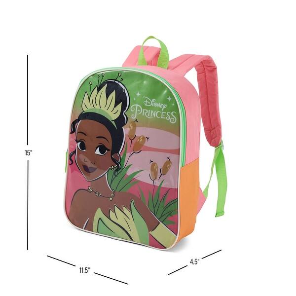 dimension image slide 6 of 26, Girls 15" Backpack with Padded Straps & Zip Compartment - Ideal Toddler Bookbag for School & Travel