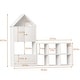 preview thumbnail 40 of 38, House-Shaped Children's Bookshelf，Multi-Functional Organizer for Books & Toys