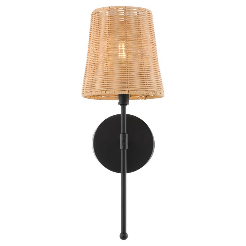 Quorum International 5123-1 Fairview 17" Tall Wall Sconce with Woven