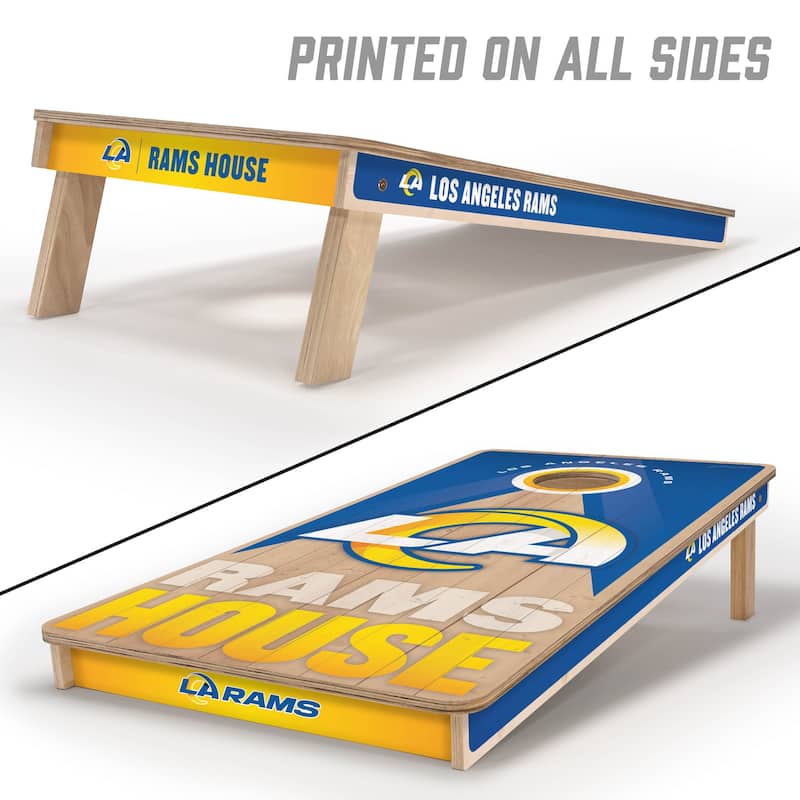 Los Angeles Rams NFL 2x4 Professional Cornhole Board Set