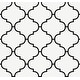 preview thumbnail 1 of 0, Seabrook Designs Melvyn Ogee Trellis Unpasted Wallpaper - 27 in. W x 27 ft. L 27 in. W x 27 ft. L - Off-White & Onyx