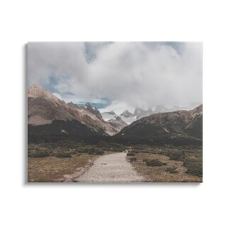 Stupell Cloudy Mountain Peaks Canvas Wall Art Design by Lil' Rue - Bed ...