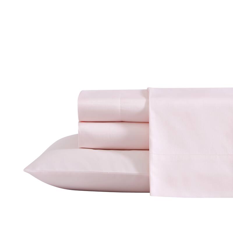 Laura Ashley T800 Cotton Sateen Solid Sheet Set