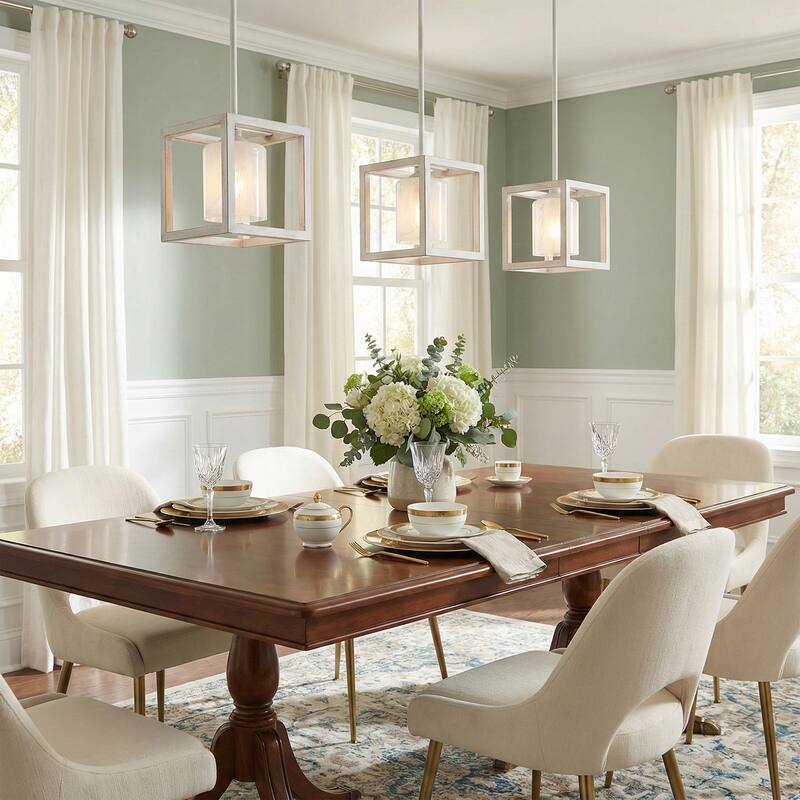 Acroma 1 - Light Square/Rectangle Pendant