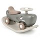preview thumbnail 3 of 10, Convertible Rocking Horse and Sliding Car with Detachable Balance Board - 32"L x 14"W x 16"H Dark Grey