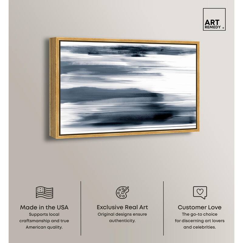 Blue Mirage Canvas by Art Remedy