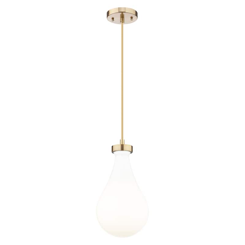 Innovations Lighting 451-1P-G451-7GWH Owego 7" Wide Mini Pendant with