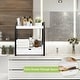 preview thumbnail 11 of 19, 2-Tier Bathroom Organizer Countertop with Drawer - 6.9"D x 13.2"W x 15.8"H