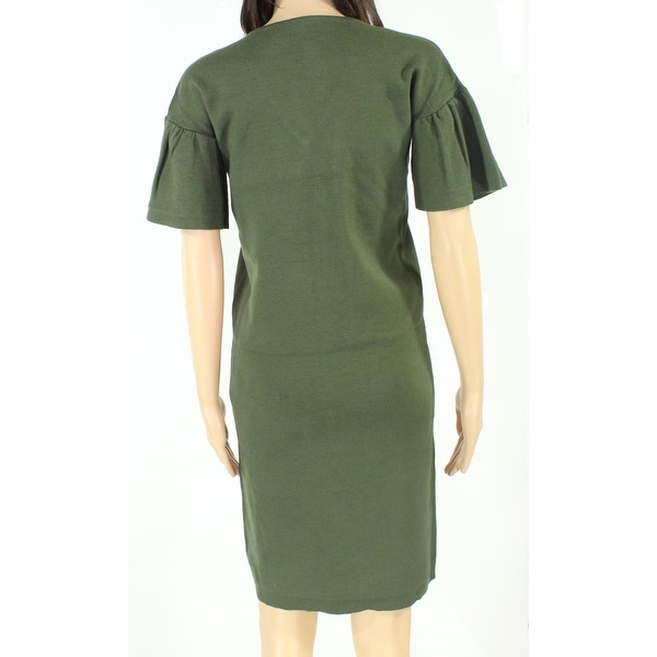 ralph lauren olive green dress