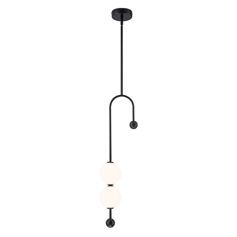 Dual Globe LED Pendant Light Dimmable Modern Hanging Fixture