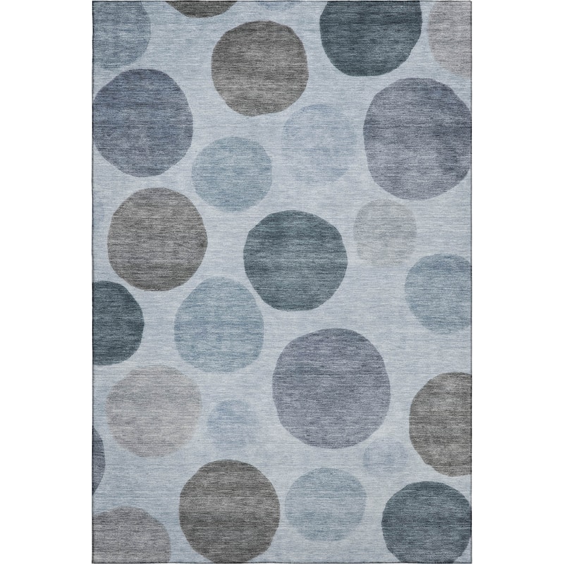 Premium Washable Super Soft Modern Bubbles Mayfield Rug