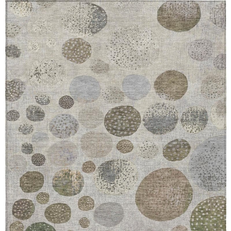 HomeRoots Geometric Transitional Rectangle Outdoor Rug