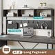 preview thumbnail 5 of 7, L Shaped Gaming Desk Computer Desk Corner Desk Pegboard Power Outlet