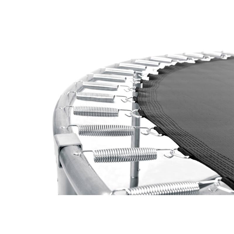 14FT Trampoline Set with Swing,Sports Fitness Trampolines with Enclosure Net, Recreational Trampolines