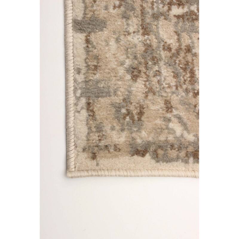 ECARPETGALLERY Machine Woven Priya Grey Area Rug