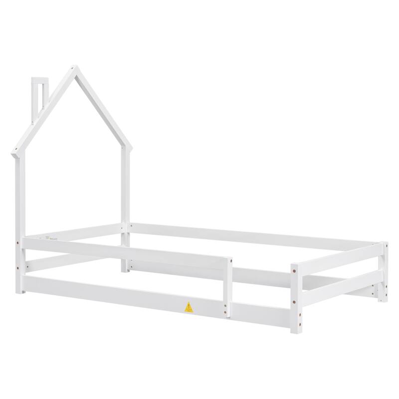 WW Twin Size Wood bed