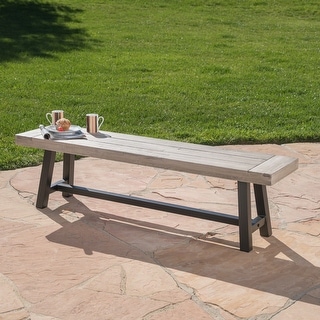 Carlisle Acacia Wood Bench Christopher Knight Home