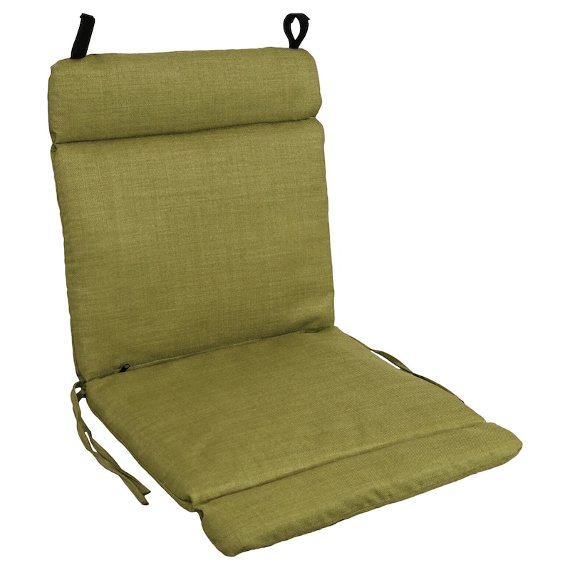 20-inch by 40-inch Outdoor Seat/Back Chair Cushion - 20" x 40" - Avocado