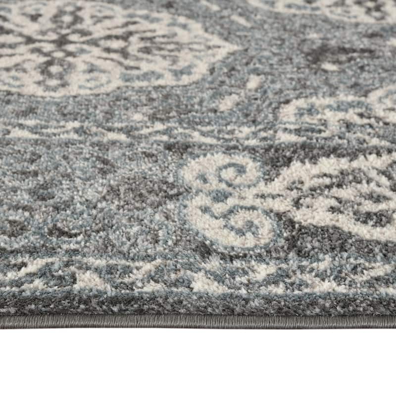 Aurelia Modern Farmhouse Medallion Area Rug