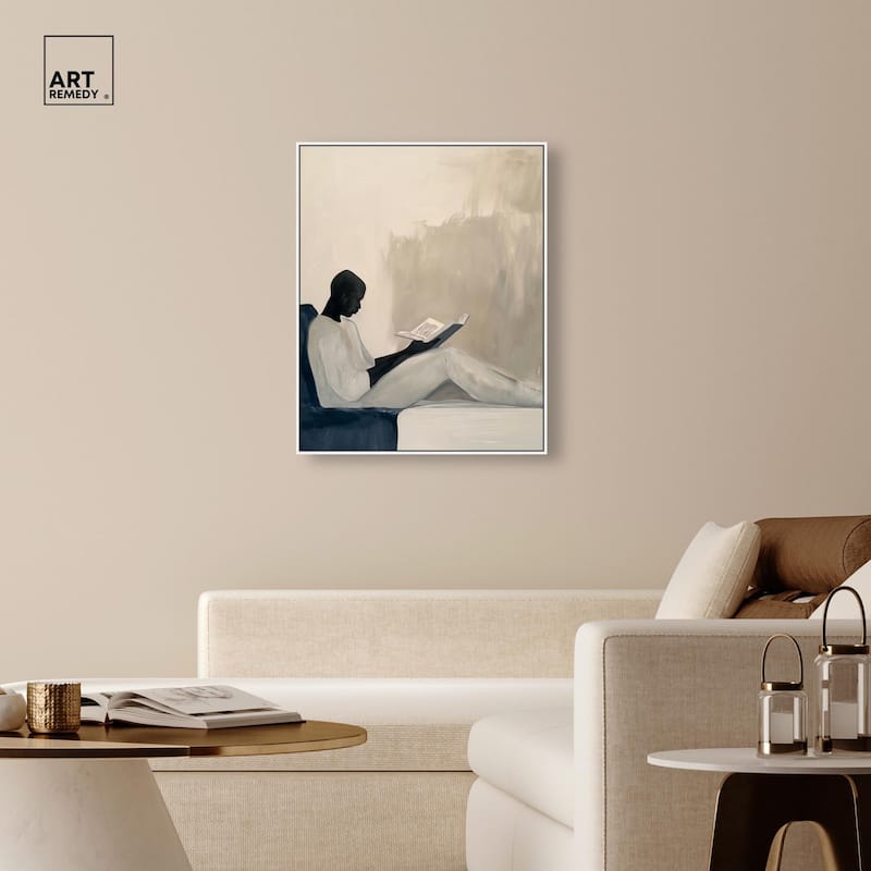 Void Reader I Canvas by Art Remedy