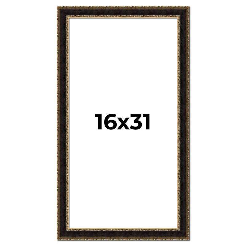 16x31 Frame Gold Antique Vintage Sold Wood Picture Frame | 1.75 Inch