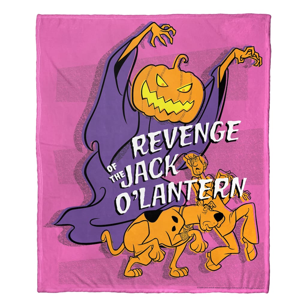 Warner Brothers Scooby Doo Revenge of Jack Silk Touch Throw Blanket